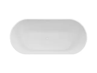 Ванна из искусственного камня Fontana Грейс ФР-00018617 170x75 см белый матовый