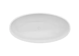 Ванна из искусственного камня Fontana Адель ФР-00018393 170x85 см белый матовый