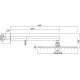 Верхний душ Bossini MatBlack H69598I.073 28 см чёрный матовый