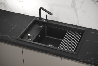 Мойка кухонная Granula Kitchen Space 7305, ШВАРЦ Мойка кухонная Granula Kitchen Space 7305, ШВАРЦ