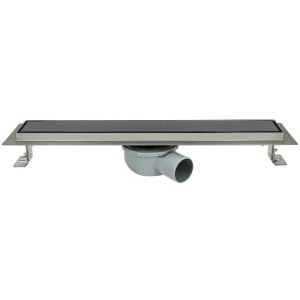 Душевой трап ALMAes Laguna LG50BL 50см чёрное стекло