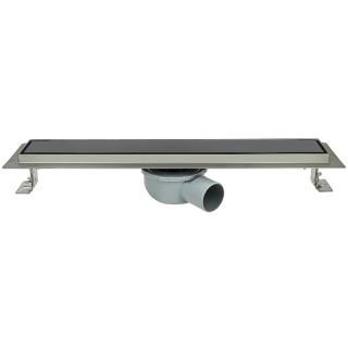 Душевой трап ALMAes Laguna LG60BL 60см чёрное стекло