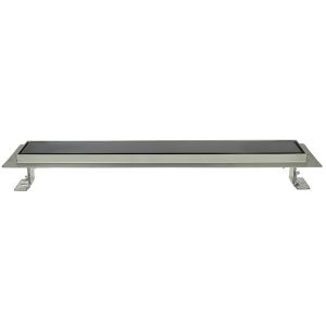 Душевой трап ALMAes Laguna LG50BL 50см чёрное стекло