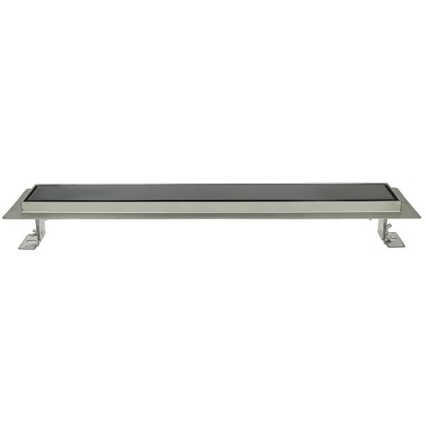 Душевой трап ALMAes Laguna LG70BL 70см чёрное стекло
