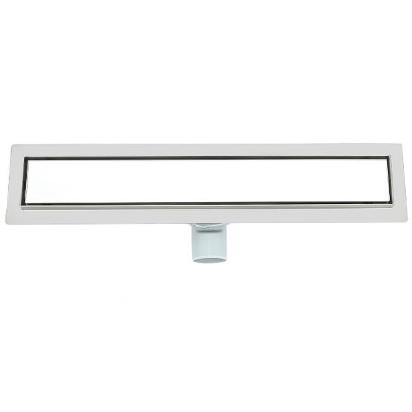 Душевой трап ALMAes Laguna LG100WH 100см белое стекло
