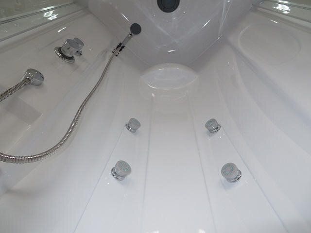 Душевая кабина Royal Bath BK стекло прозрачное 90x90см RB90BK2-T-CH-EL