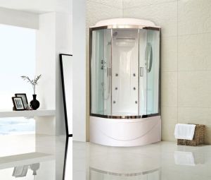 Душевая кабина Royal Bath BK стекло прозрачное 90x90см RB90BK2-T-CH-EL