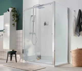 Душевая дверь Jacob Delafon Serenity E14C140-GA 140 см профиль хром стекло прозрачное