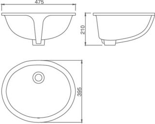 Раковина SSWW CL3120 475?395?210