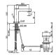 Смеситель для раковины Paini Dax-R Small 84CR211RS хром