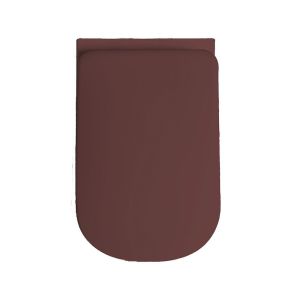 Сиденье для унитаза Kerasan Tribeca 519175 с крышкой коричневый