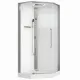 Душевая кабина Black&White Galaxy 8065N 90 x 90 см никель брашированный