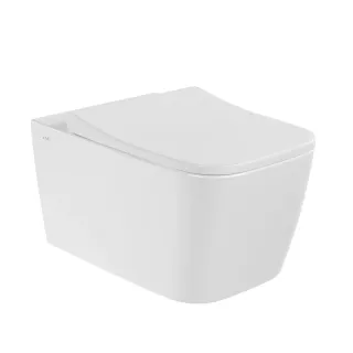 Унитаз подвесной VitrA Metropole Square (Метрополь Скуэр) 7906B003-6430 безободковый смыв торнадо QuantumFlush (Квантум Флаш)