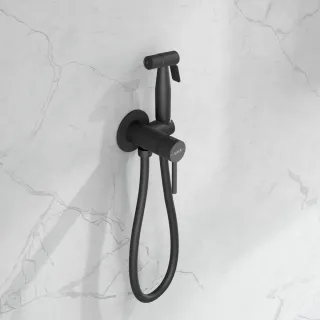 Гигиенический душ со смесителем VitrA A4375136EXP чёрный матовый
