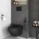Гигиенический душ со смесителем VitrA A4375136EXP чёрный матовый