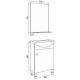 Комплект мебели Grossman Eco Line 105206 50 см белый/дуб сонома