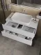 Тумба с раковиной Orange Отто Ot-100TuMDF+B03-600W 100 см белый глянец