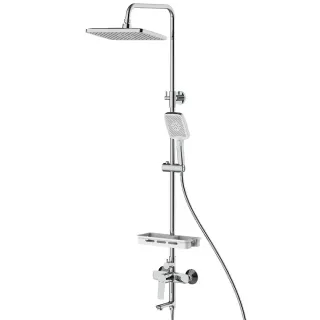 Душевая стойка Decoroom DR22071 хром
