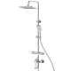 Душевая стойка Decoroom DR22071 хром