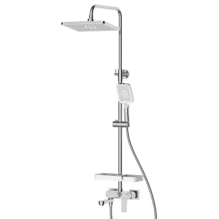 Душевая стойка Decoroom DR23071 хром