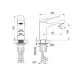 Смеситель для раковины Decoroom DR24 DR24011 хром
