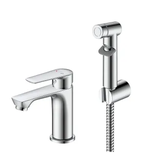 Смеситель для раковины с гигиеническим душем Decoroom DR27 DR27015 хром