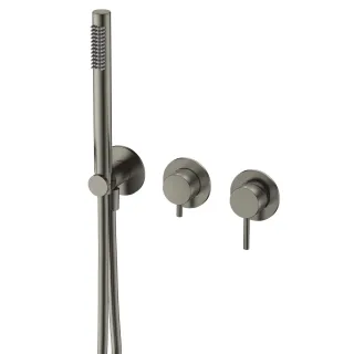 Смеситель для ванны AQUAme AQM8805GM графит матовый