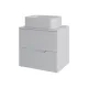 Тумба c раковиной Agger Свит SWE600ETWH-ST-2460W 60 см белый матовый