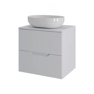 Тумба c раковиной Agger Свит SWE600ETWH-ST-5480W 60 см белый матовый