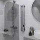 Полотенцесушитель электрический Indigo Стайл 3 ПРО LSPRE90-13GFMRt 13x90 см графит металлик