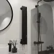 Полотенцесушитель электрический Indigo Стайл 3 ПРО LSPRE90-13BRRt 13x90 см чёрный муар