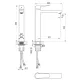 Смеситель для раковины Decoroom DR28 DR28013 хром