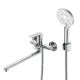 Смеситель для ванны и душа Decoroom DR28 DR28043 хром