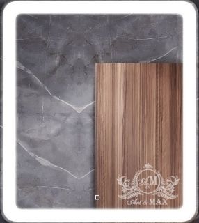 Зеркало с подсветкой Art&Max Latina 75x80см AM-Lat-750-800-DS-F Зеркало с подсветкой Art&Max Latina 75x80см AM-Lat-750-800-DS-F