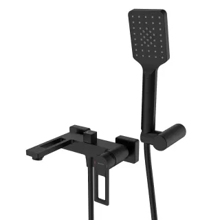 Смеситель для ванны и душа Decoroom DR30 DR30036 чёрный