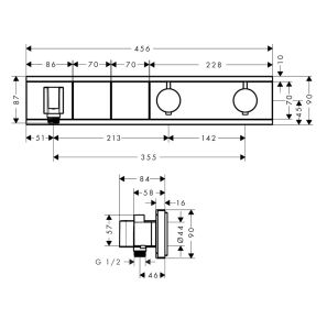 Смеситель для душа Hansgrohe RainSelect 15355600
