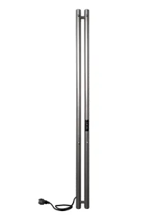 Полотенцесушитель электрический Indigo Стайл 2 LSE120-8GFMRt 8x120 см графит металлик