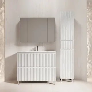 Пенал напольный Style Line Марокко 36 Plus ЛС-00002515 белый матовый