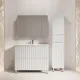 Пенал напольный Style Line Марокко 36 Plus ЛС-00002515 белый матовый