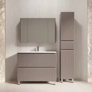 Пенал напольный Style Line Марокко 36 Plus ЛС-00002518 тауп тёмный