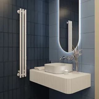 Полотенцесушитель электрический Indigo Стайл 3 LSE150-13WMRt 13x150 см белый матовый