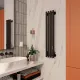 Полотенцесушитель электрический Indigo Стайл 4 LSE90-18BRRt 18x90 см чёрный муар