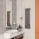 Полотенцесушитель электрический Indigo Стайл 4 LSE90-23GFMRt 23x90 см графит металлик