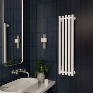 Полотенцесушитель электрический Indigo Стайл 5 ПРО LSPRE90-23WMRt 23x90 см белый матовый