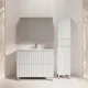 Напольная тумба под раковину Style Line Марокко Plus ЛС-00002507 100 см белый матовый
