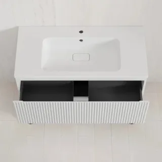Напольная тумба под раковину Style Line Марокко Plus ЛС-00002507 100 см белый матовый