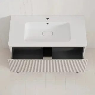 Напольная тумба под раковину Style Line Марокко Plus ЛС-00002509 100 см крем