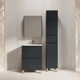 Напольная тумба под раковину Style Line Марокко Plus ЛС-00002492 60 см графит