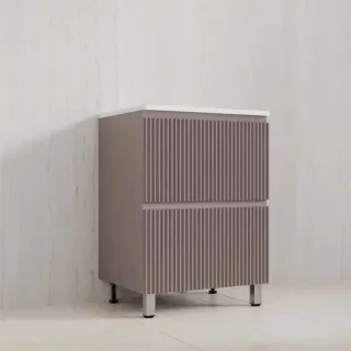 Напольная тумба под раковину Style Line Марокко Plus ЛС-00002494 60 см тауп тёмный