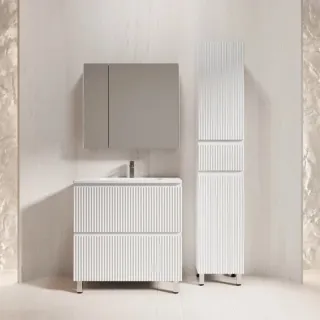 Напольная тумба под раковину Style Line Марокко Plus ЛС-00002499 80 см белый матовый